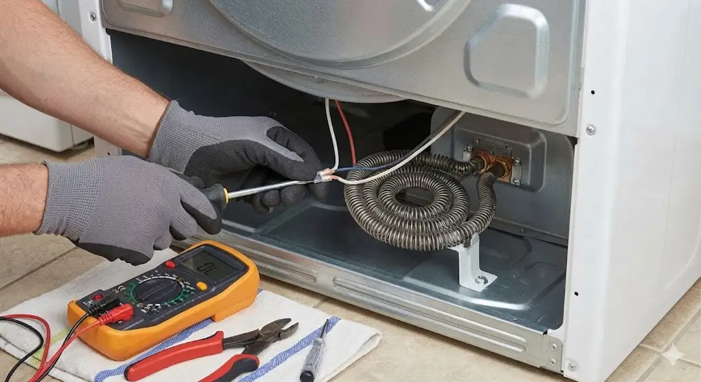 Dryer heating repair