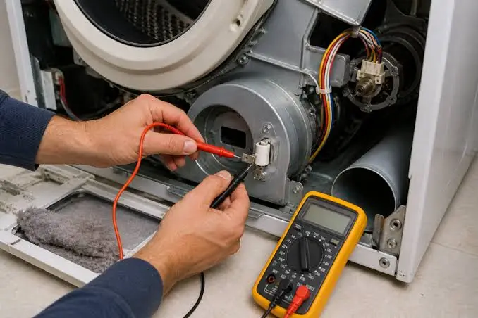 Dryer electrical and starting fault